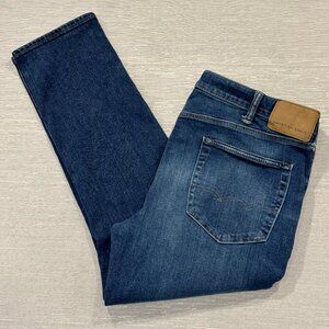 American Eagle Jeans Mens 38 x 28 Slim Fit Straight Leg Medium Wash Denim